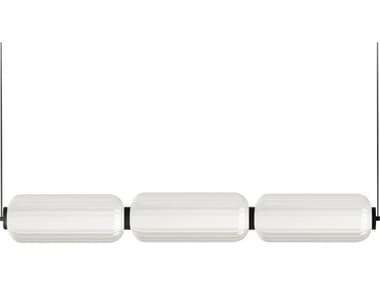 Dainolite Ramona 1-Light Matte Black Linear Island Pendant DNRMA3830LEDHPMB