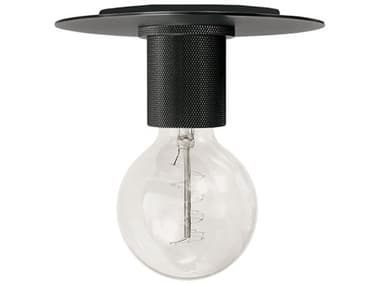 Dainolite Roswell 1-Light Matte Black Flush Mount DNRSW61FHMB
