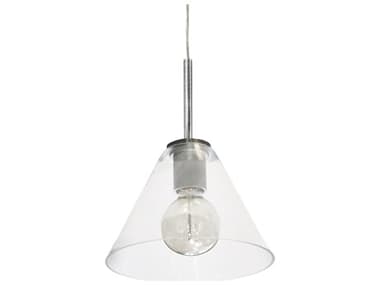 Dainolite Roswell 1-Light Satin Chrome Mini Pendant DNRSW91PSCCLR