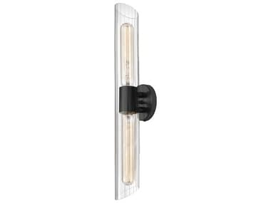 Dainolite Samantha 2-Light Matte Black Vanity Light DNSAM252WMB