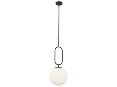 Dainolite Simone 1-Light Matte Black Globe Mini Pendant DNSIM121PMB