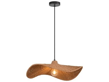 Dainolite Selma 1-Light Natural Brown Pendant DNSMA241PMB