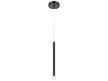 Dainolite Sanya 1-Light Matte Black Linear Mini Pendant DNSNY121PMB
