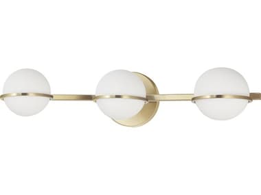 Dainolite Sofia 3-Light Aged Brass Vanity Light DNSOF233WAGB