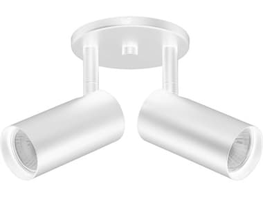 Dainolite Stanly 2-Light Matte White Cylinder Spot Light DNSTY72SPTMW