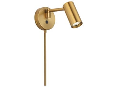 Dainolite Stanly 1-Light Aged Brass Swing Wall Sconce DNSTY91WSPTAGB