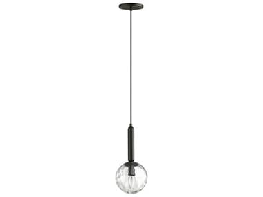Dainolite Tara 1-Light Matte Black Globe Mini Pendant DNTAR61PMBCL