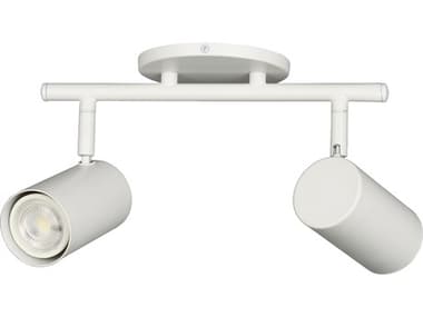 Dainolite Taylor 2-Light Matte White Cylinder Track & Rail Light DNTAY122SFMW