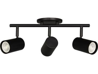Dainolite Taylor 3-Light Matte Black Cylinder Track & Rail Light DNTAY203SFMB