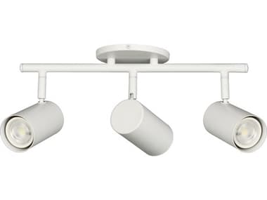Dainolite Taylor 3-Light Matte White Cylinder Track & Rail Light DNTAY203SFMW