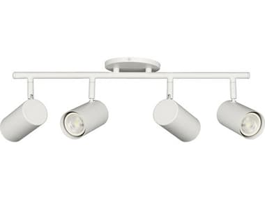 Dainolite Taylor 4-Light Matte White Cylinder Track & Rail Light DNTAY254SFMW