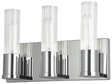 Dainolite Tube 3-Light Polished Chrome Vanity Light DNTBE123WPC