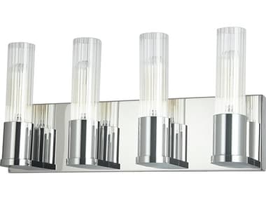 Dainolite Tube 4-Light Polished Chrome Vanity Light DNTBE174WPC