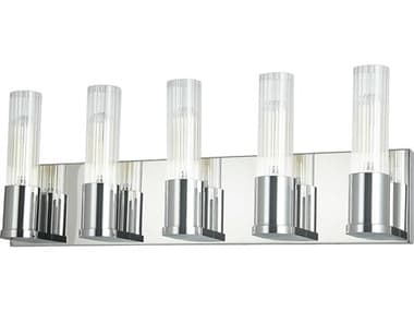 Dainolite Tube 5-Light Polished Chrome Vanity Light DNTBE225WPC