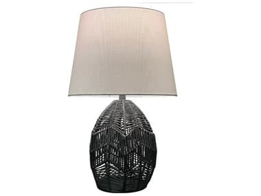 Dainolite Tillie Black Beige Table Lamp DNTIL181TMB