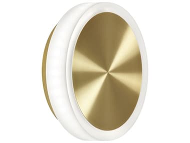 Dainolite Topaz 1-Light Aged Brass Wall Sconce DNTOP612LEDWAGB