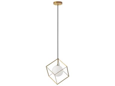 Dainolite Thomson 1-Light Gold Geometric Mini Pendant DNTSN1PGLD