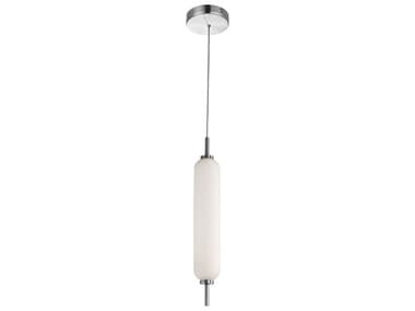 Dainolite Typha 1-Light Polished Chrome Cylinder Mini Pendant DNTYA141LEDPPC