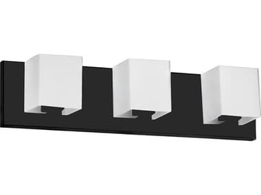 Dainolite Verona 3-Light Matte Black Vanity Light DNV12303WMB