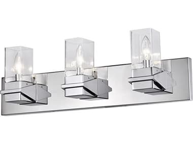 Dainolite Veronica 3-Light Polished Chrome Vanity Light DNVER243WPC