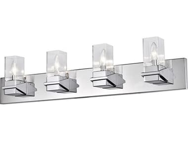 Dainolite Veronica 4-Light Polished Chrome Vanity Light DNVER324WPC