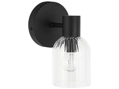 Dainolite Vienna 1-Light Matte Black Wall Sconce DNVIE81WMB