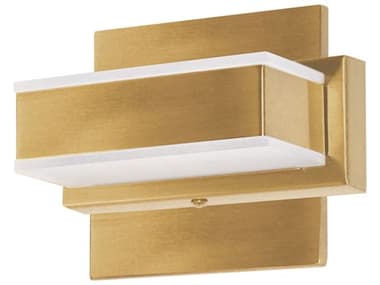 Dainolite Viola 1-Light Aged Brass Vanity Light DNVLD2151WGLD