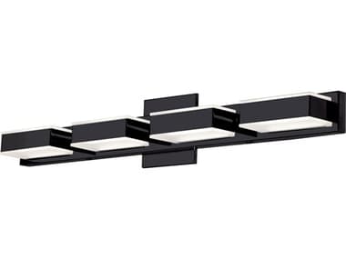 Dainolite Viola 4-Light Matte Black Vanity Light DNVLD2154WMB