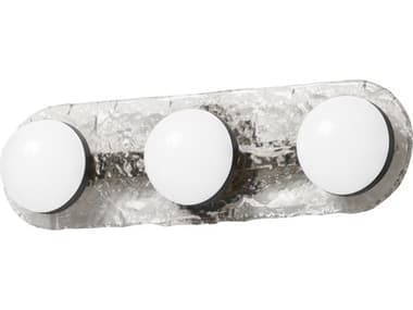 Dainolite Velma 3-Light Matte Black Vanity Light DNVLM2030LEDWMBCLR