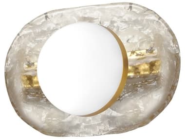 Dainolite Velma 1-Light Aged Brass Vanity Light DNVLM910LEDWAGBCLR