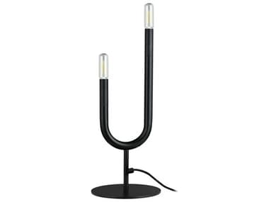 Dainolite Wand Matte Black Table Lamp DNWAN172TMB
