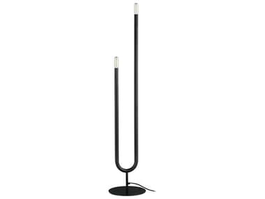 Dainolite Wand Matte Black Floor Lamp DNWAN602FMB
