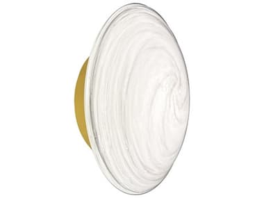 Dainolite Wenona 1-Light Aged Brass Wall Sconce DNWNA75LEDWAGBSWL