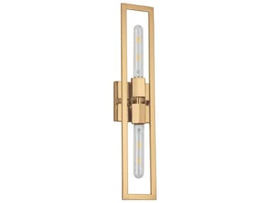 Dainolite Wisteria 2-Light Aged Brass Wall Sconce DNWTS222WAGB