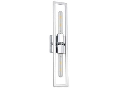 Dainolite Wisteria 2-Light Polished Chrome Wall Sconce DNWTS222WPC