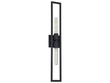 Dainolite Wisteria 2-Light Matte Black Wall Sconce DNWTS292WMB