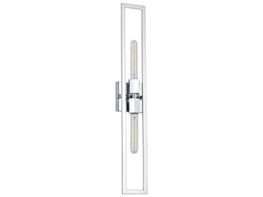 Dainolite Wisteria 2-Light Polished Chrome Wall Sconce DNWTS292WPC