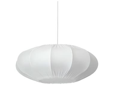Dainolite Zoey 1-Light Polished Chrome White Pendant DNZOE221PWH900