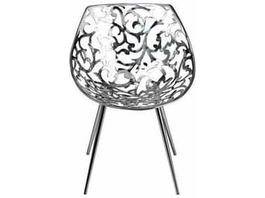 Driade Miss Lacy By Phillippe Starck Silver Side Dining Chair DRHD08301A431A95