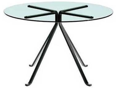 Driade Cugino By Enzo Mari 47" Round Glass Dining Table DRHD49816V361B04