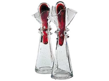 Driade Paolo Transparent Red Blown Glass Oil and Vinegar Set DRHDS068G6003B61