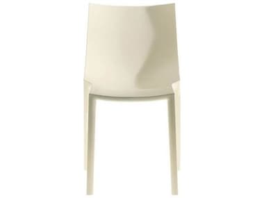 Driade Outdoor Bo By Philippe Polypropylene Stackable Dining Arm Chair in White DRID18034A379002