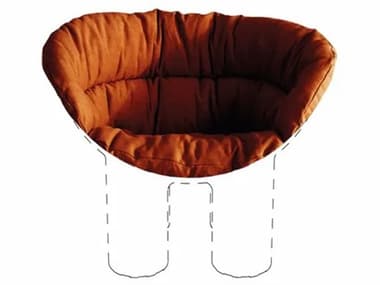 Driade Outdoor Roly Roly Cuscineria Armchair Linen Barcellona Seat & Back Replacement Cushions DRID30264D040