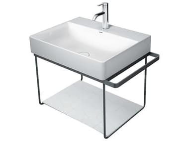 Duravit Durasquare 26'' Freestanding Black Console DUR0031024600