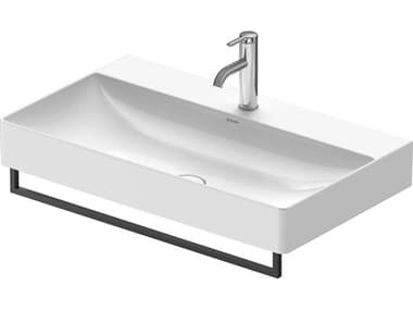 Duravit Towel Bar 29'' Black Matt Towel Bar DUR0031214600