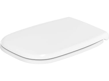Duravit D-code 14'' White Toilet Seat - Stainless Steel Hinges - Soft Closure DUR0062090096