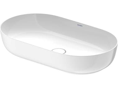 Duravit Luv 27'' White High Glos Washbowl Sink with No Faucet Holes DUR0379700000