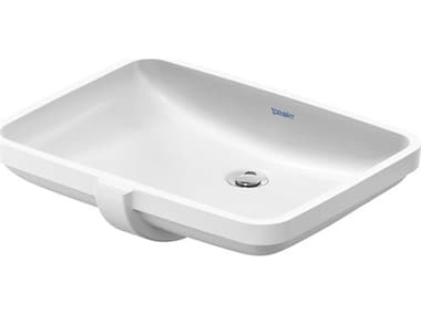 Duravit Duravit No.1 22'' Ceramic White High Gloss Undermount Sink whith No Faucet Hole DUR0395550017