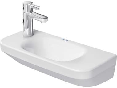 Duravit Durastyle 20'' Ceramic White High Gloss  Sink with 1 Left-Side Faucet hole DUR0713500009