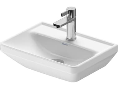 Duravit D-neo 18'' Ceramic White High Gloss Sink - With 1 Faucet Hole DUR0738450041
